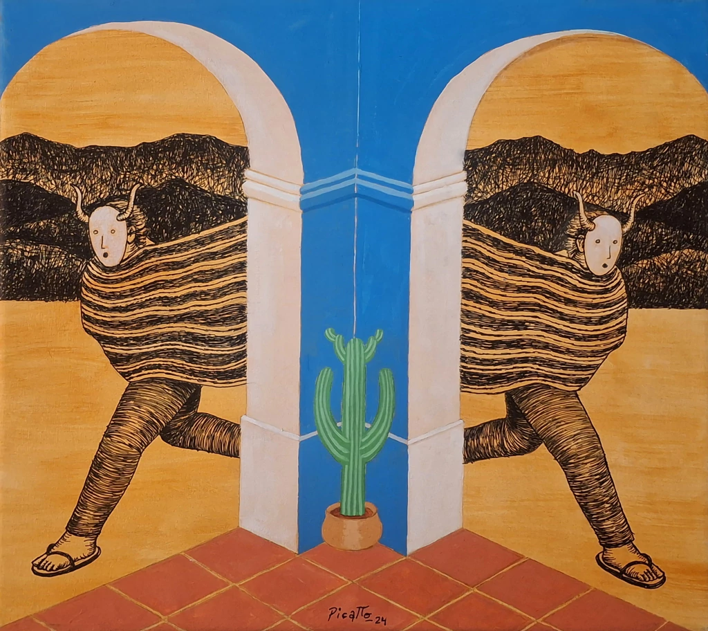 Nicolás Picatto. Imagen especular, 45x50 cm